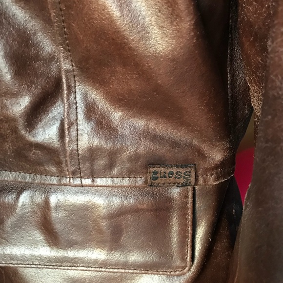 Vintage guess leather jacket - Picture 5 of 8